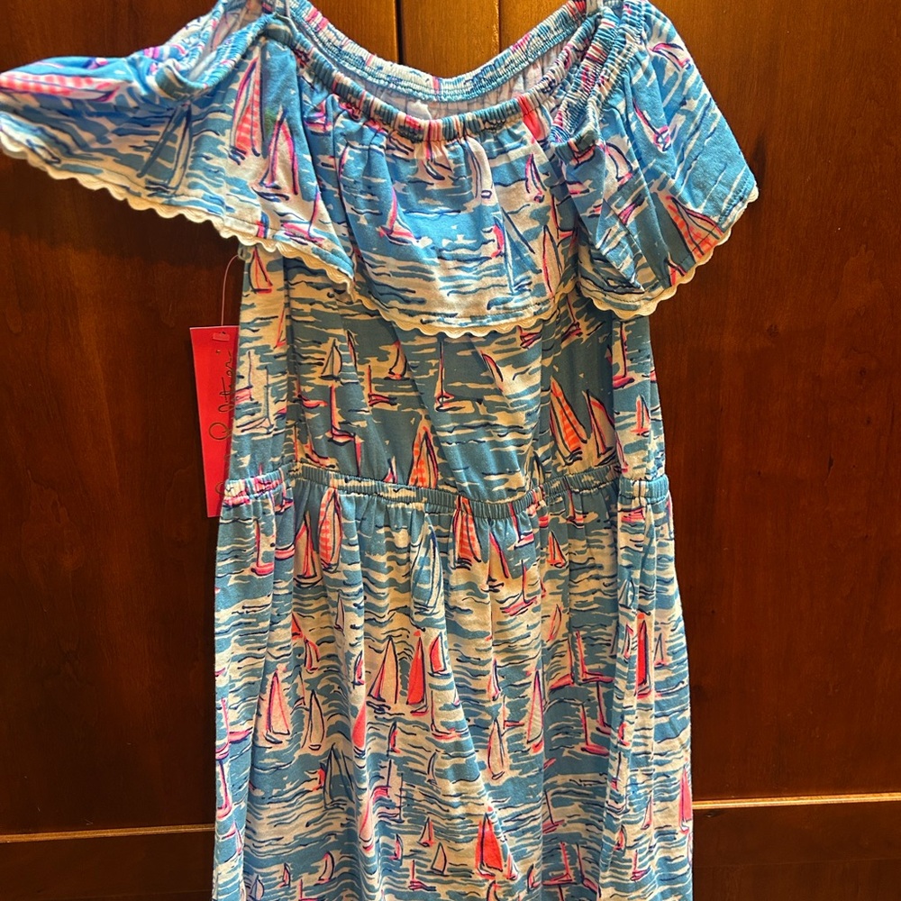 Lilly Pulitzer Blue and Pink Dress